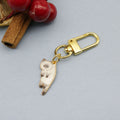 Metal Fairy Cat Mini Keychain Backpack Bag Charm view 3