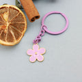 Alloy Oil Drop Flower Keychain Bag Charm view 8