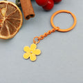 Alloy Oil Drop Flower Keychain Bag Charm view 6