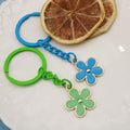 Alloy Oil Drop Flower Keychain Bag Charm view 3