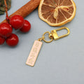 Metal Chinese Style Blessing Text Keychain For Student Gift view 6