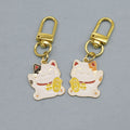 Zinc Alloy Lucky Cat Jewelry Findings Accessories for DIY Jewelry Making view 3
