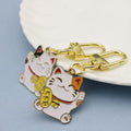 Zinc Alloy Lucky Cat Jewelry Findings Accessories for DIY Jewelry Making view 4
