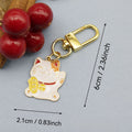 Zinc Alloy Lucky Cat Jewelry Findings Accessories for DIY Jewelry Making view 2