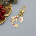 Zinc Alloy Lucky Koi Fish Keychain Car Bag Charm view 6