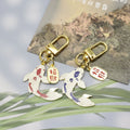 Zinc Alloy Lucky Koi Fish Keychain Car Bag Charm view 4