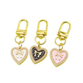 Zinc Alloy Heart Bow Keychain Bag Charm view 5