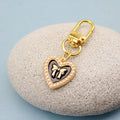 Zinc Alloy Heart Bow Keychain Bag Charm view 3