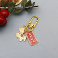 Zinc Alloy Lucky Koi Graduation Gift Keychain Bag Charm view 6