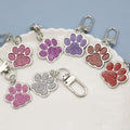 Zinc Alloy Bear Paw Keychain Pet Gift view 3