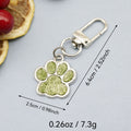 Zinc Alloy Bear Paw Keychain Pet Gift view 2