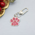 Zinc Alloy Bear Paw Keychain Pet Gift view 6