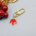 Metal Maple Leaf Keychain Bag Charm Gift view 9