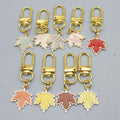 Metal Maple Leaf Keychain Bag Charm Gift view 1
