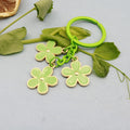 Metal Colorful Flower Keychain Bag Charm Key Ring view 9