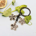Metal Colorful Flower Keychain Bag Charm Key Ring view 6