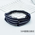 Printed Stretch Twist Front Fabric Headbands in Eight Patterns view 10