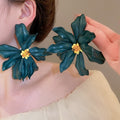 Acrylic Flower Stud Earrings For Women, Beach Vacation Style Elegant Fashion Earrings view 2