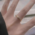 Women's Minimalist Cubic Zirconia Ring, Elegant Party And Daily Fashion Fine Jewelry view 3