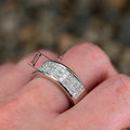 Women's Simple Cubic Zirconia Ring, Classic Proposal Engagement Wedding Jewelry For Romantic Gifts view 4