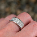 Women's Simple Cubic Zirconia Ring, Classic Proposal Engagement Wedding Jewelry For Romantic Gifts view 3