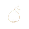 Light Luxury Copper Zircon Hollow Heart Star Bangle For Women Minimalist Fashion Jewelry view 5