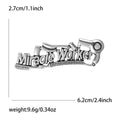 Alloy Enamel Barber Letter Brooch Pin For Apparel Decoration view 6
