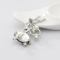 Aqua Silver Tone Shell Shell Metal Brooch Pin for Jackets and Lapels view 5