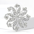 Alloy Rhinestone Hollow Glass Brooch For Women's Suit Decoration view 4