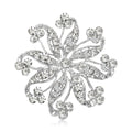 Alloy Rhinestone Hollow Glass Brooch For Women's Suit Decoration view 1