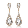 Gold Hourglass Teardrop