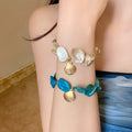 Alloy Shell Starfish Conch Necklace Beach Vacation Geometric Collarbone Chain view 3