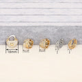 Metal Plated Heart Ear Cuffs For Women, Hollow Floral Earrings In Niche Middle Eastern Style view 3