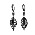 Luxury Leaf Drop Earrings For Women Marquise Shape Elegant Lightweight Fashion Jewelry view 6