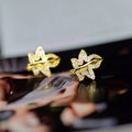Leaf Maple Leaf Ear Cuffs For Women With Micro Pave Zircon, Niche Fashion Jewelry Earrings view 2