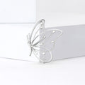Alloy Enamel Hollow Butterfly Brooch Pin For Women's Clothing Decoration view 3