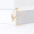 Alloy Enamel Hollow Butterfly Brooch Pin For Women's Clothing Decoration view 4