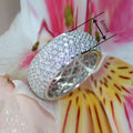 Luxury Full Zircon Sparkling Ring For Women, Elegant Engagement Wedding Jewelry view 4