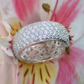 Luxury Full Zircon Sparkling Ring For Women, Elegant Engagement Wedding Jewelry view 2