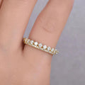 Light Luxury Geometric Ring For Women, Elegant French Style Fashion Popular Finger Jewelry view 3