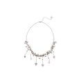 Sweet Stainless Steel Star Butterfly Pearl Tassel Choker Necklace For Spring Summer view 5