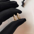 Chic Women's Ear Cuff With Sparkling Inlaid Zircon, Delicate Fashion Jewelry For Daily Wear Earrings view 7