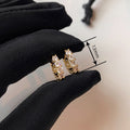 Chic Women's Ear Cuff With Sparkling Inlaid Zircon, Delicate Fashion Jewelry For Daily Wear Earrings view 4
