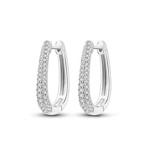 Women's Micro Pave Minimalist Ear Cuff, Simple Fashion Earrings For Daily Accessory Styling