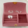Plain Silver Hollow Heart Open Ring For Women view 3