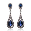 Blue Open Teardrop