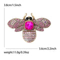 Alloy Rhinestone Bee Brooch For Men's And Women's Clothing Decoration view 6