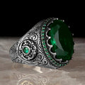 Women's Palace Style Embossed Ring, Baroque Luxury Statement Jewelry With Designer Look view 1