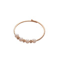 Rhinestone Irregular Multilayer Pearl Open Bangle French Vintage Light Luxury Jewelry view 5