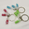 Glass Crystal Bottle Keychain Lucky Key Ring Gift view 3